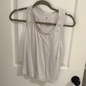 All in Motion White Flowy Tank Top